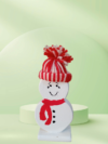 Muñeco de nieve con gorro